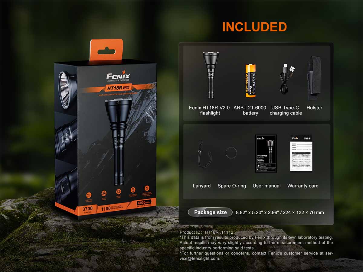 Fenix HT18R V2.0 Long-Distance Flashlight - Image 13
