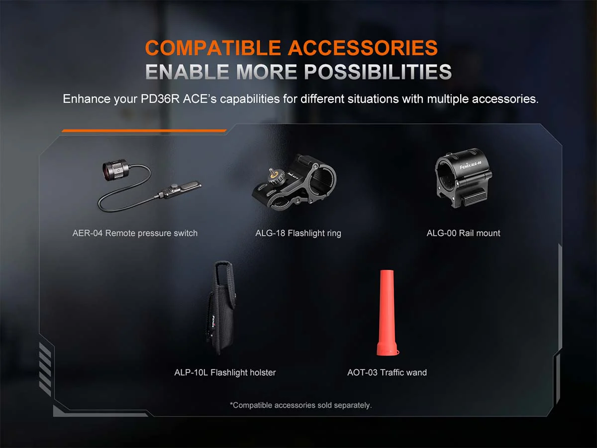 Fenix PD36R ACE Flashlight - Image 18