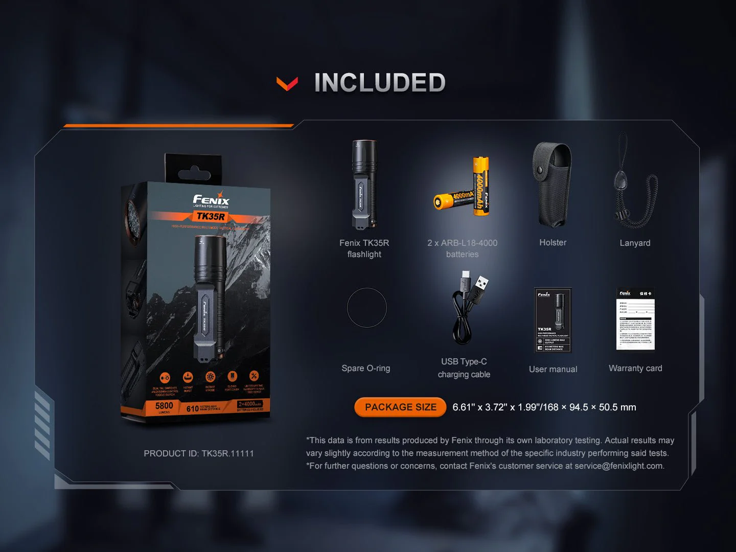 Fenix TK35R Rechargeable Flashlight - Image 18