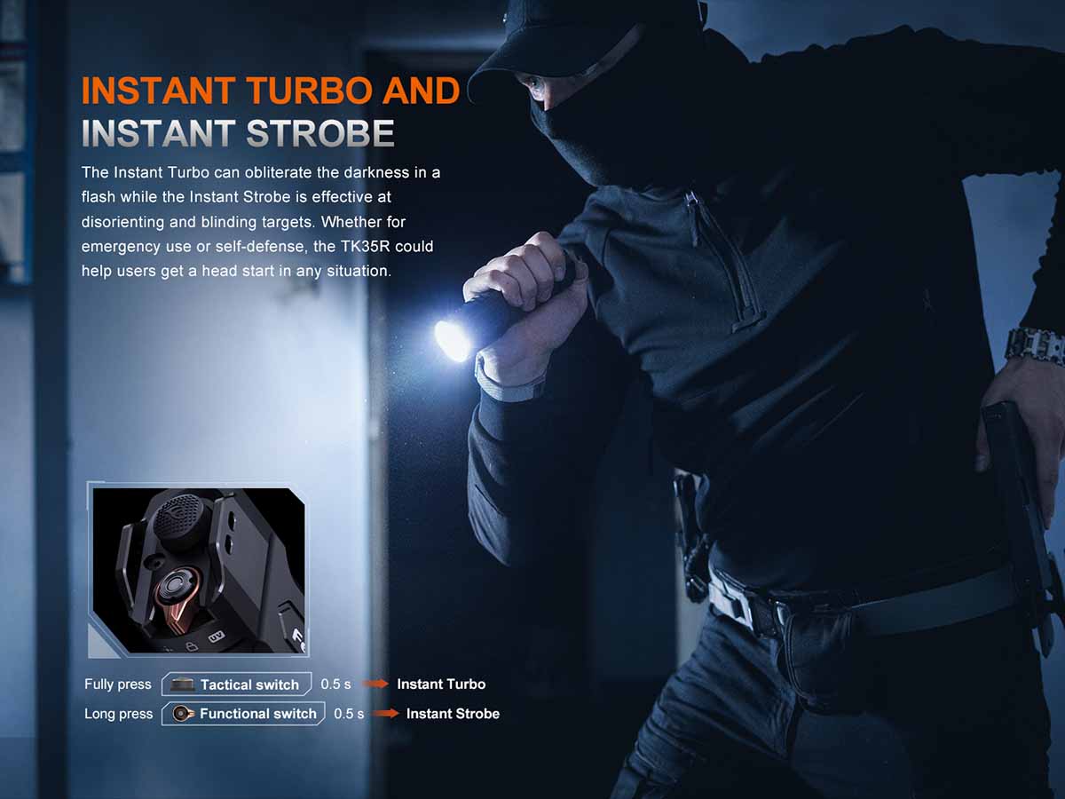 Fenix TK35R Rechargeable Flashlight - Image 6